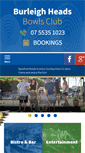 Mobile Screenshot of burleighbowls.org.au